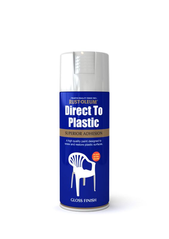 Rust Oleum 400ml Direct To Plastic White