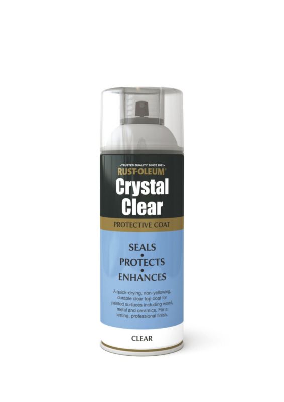 Rust Oleum 400ml Crystal Clear Semi Gloss