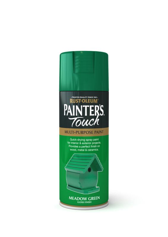 Rust Oleum Painters Touch 400ml Gloss Meadow Green