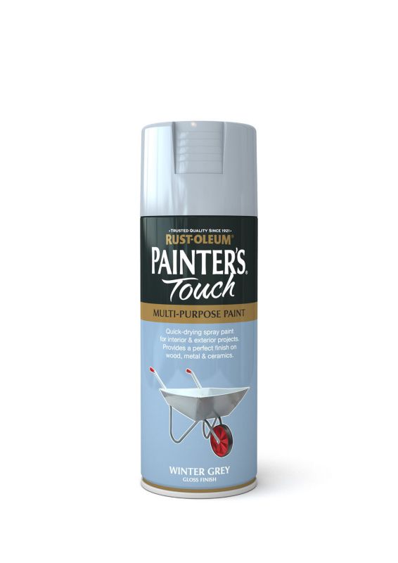 Rust Oleum Painters Touch 400ml Gloss Winter Grey