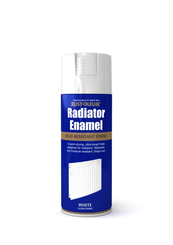 Rust Oleum 400ml Radiator Enamel Gloss White