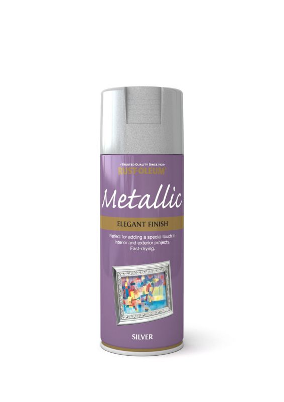 Rust Oleum 400ml Elegant Metallic Silver