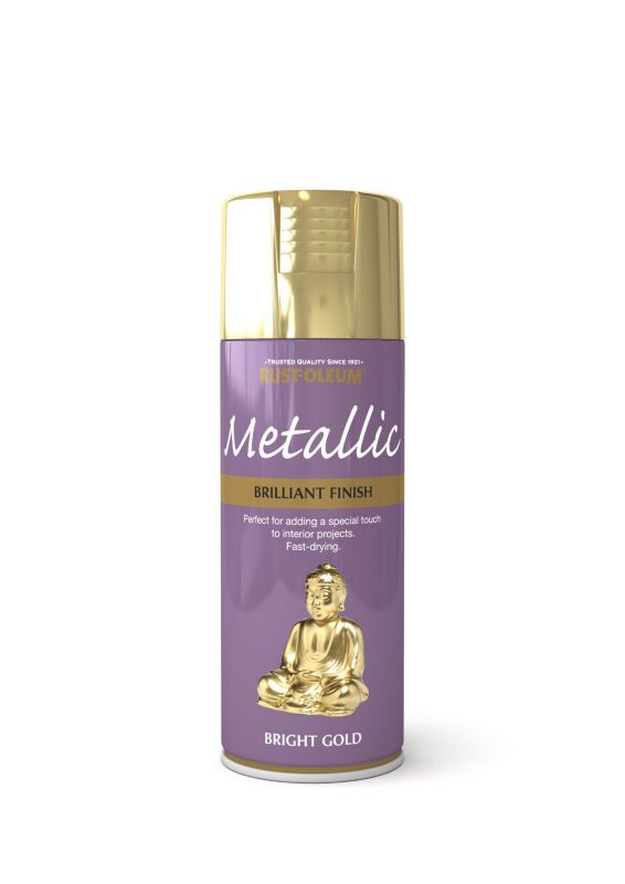 Rust Oleum 400ml Brilliant Metallic Gold