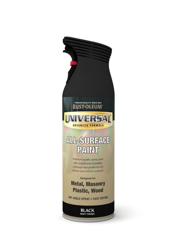 Rust Oleum Universal 400ml Flat Black