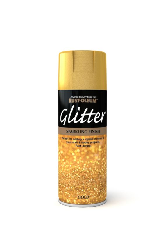 Rust Oleum 400ml Glitter Gold