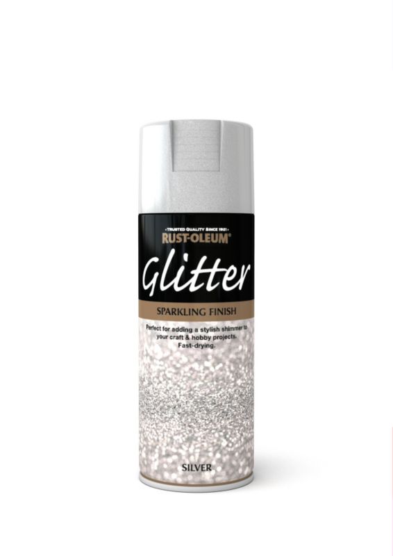 Rust Oleum 400ml Glitter Silver