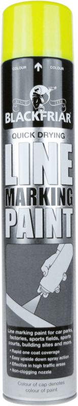 Blackfriar 750ml Line Marking Paint Yellow
