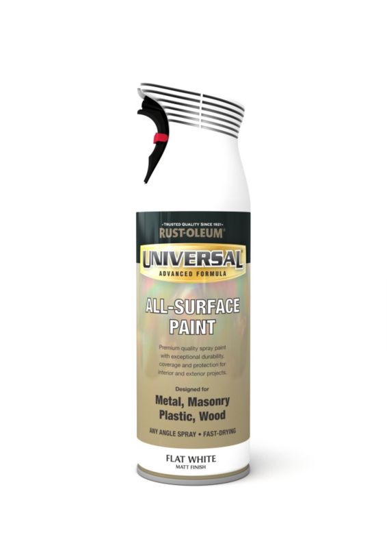 Rust Oleum 400ml Universal Flat White