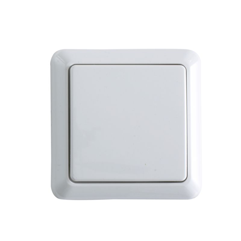 Home Easy Remote Control 1 Gang Light Switch White