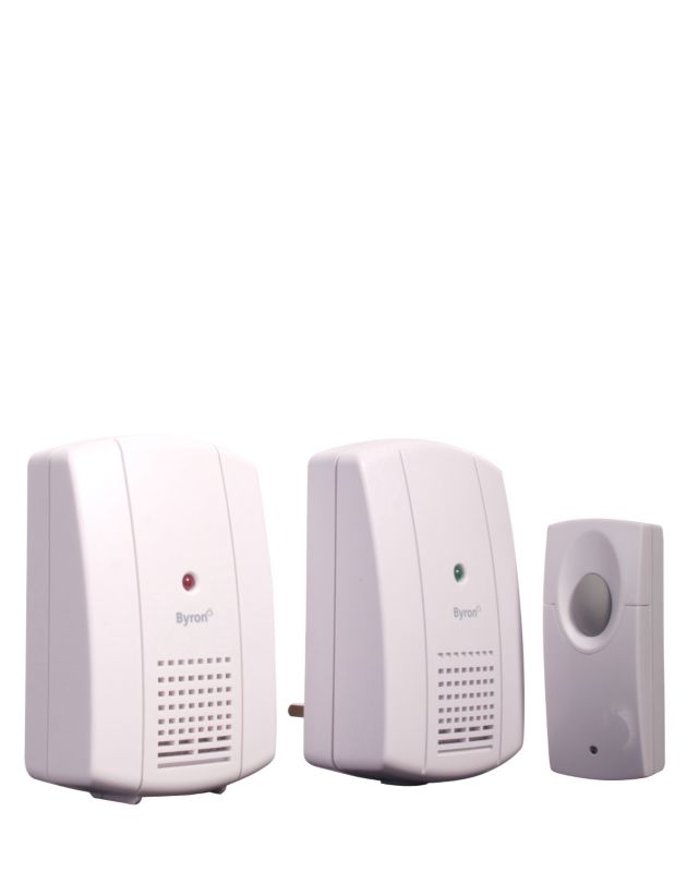 Wire Free Portable Plug In Door Chime White