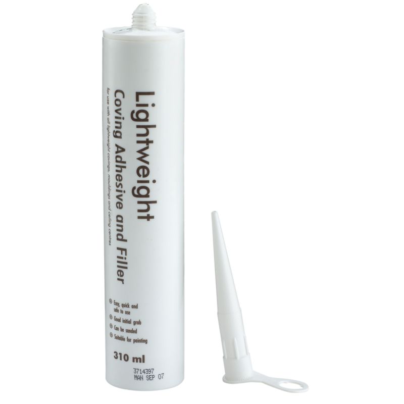 NMC Lightweight Coving Adhesive and Filler White 310ml