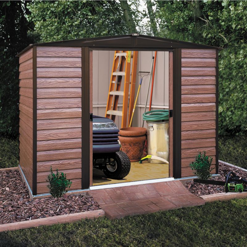 Woodvale Metal Shed Model 1012 with Floor and Assembly