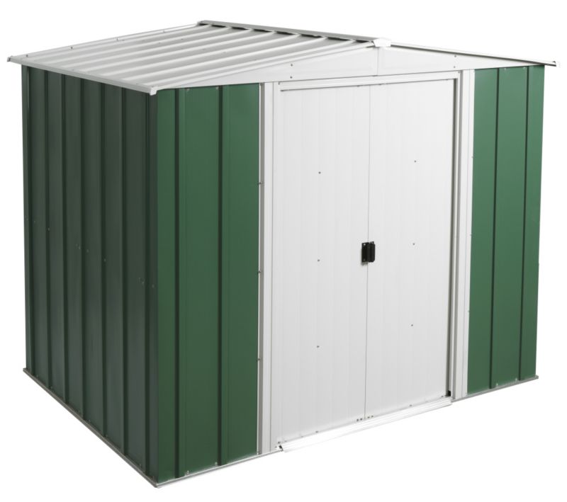 Arrow 839times639 Greenvale Metal Apex Roof Shed