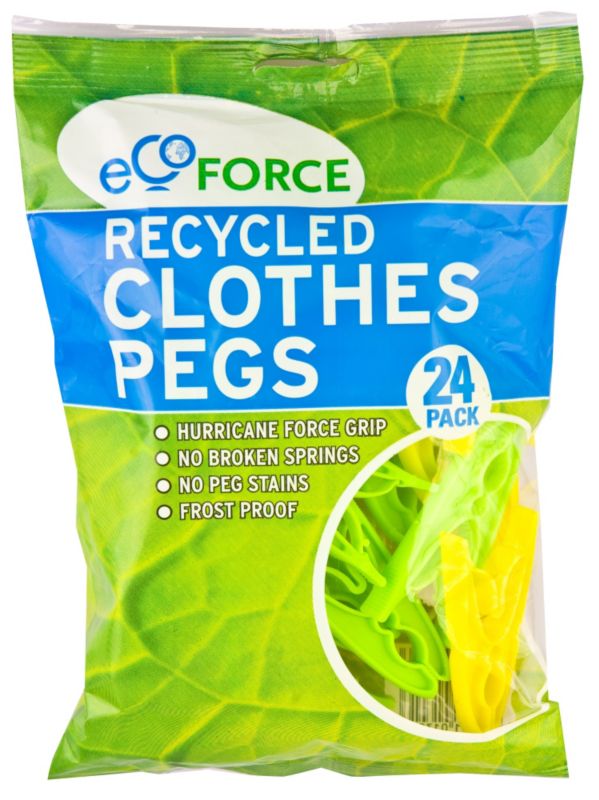 Ecoforce Recycled Pegs 24 Pack