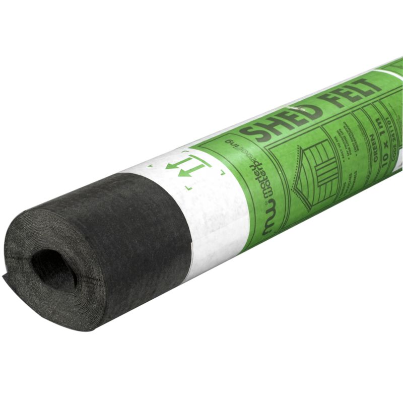 Marley Waterproofing Shed Felt Green 10m