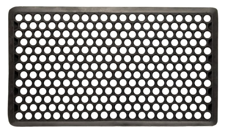 Honeycomb Scraper Mat Black L70cm x W40cm