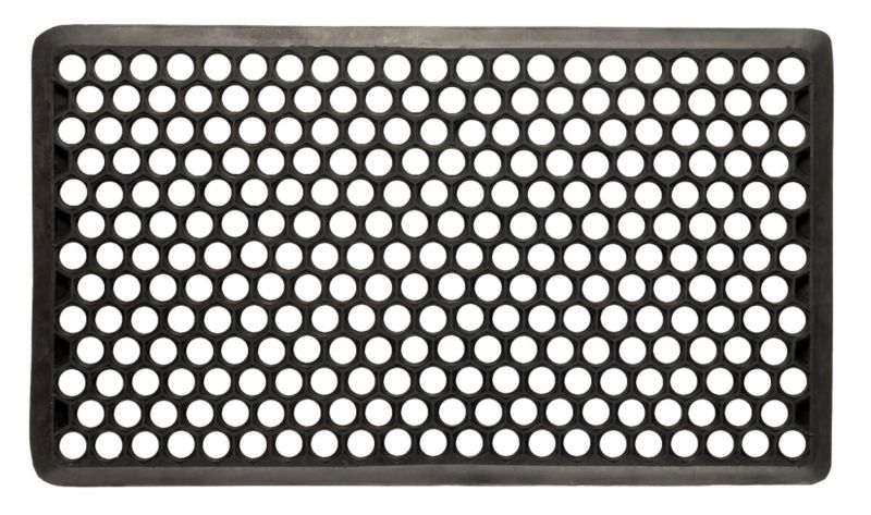 Honeycomb Scraper Mat Black (L)70cm x (W)40cm