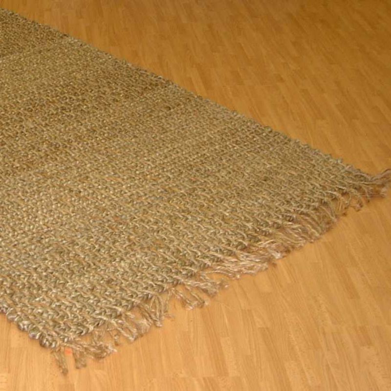 Natural Choice Jute Braided Rug Natural (L)170cm x (W)110cm