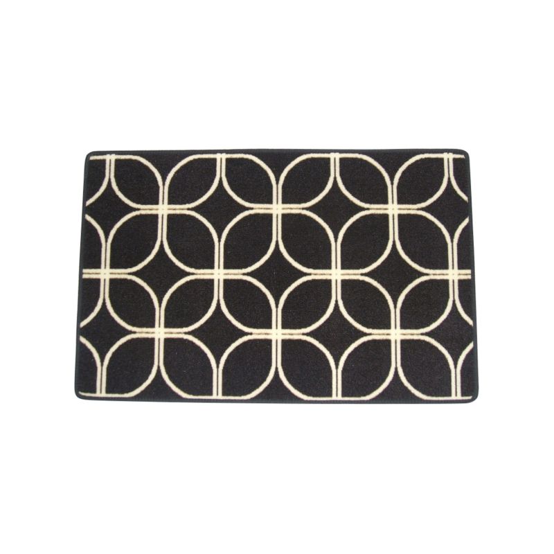 Primeur Designer Washable Mat BlackWhite