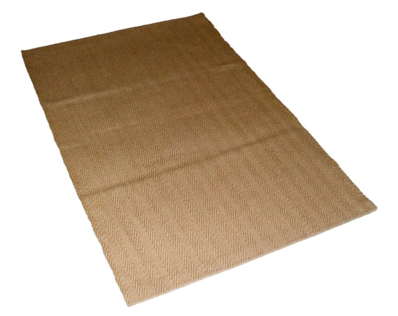 Primeur Herringbone Jute Utility Mat Natural