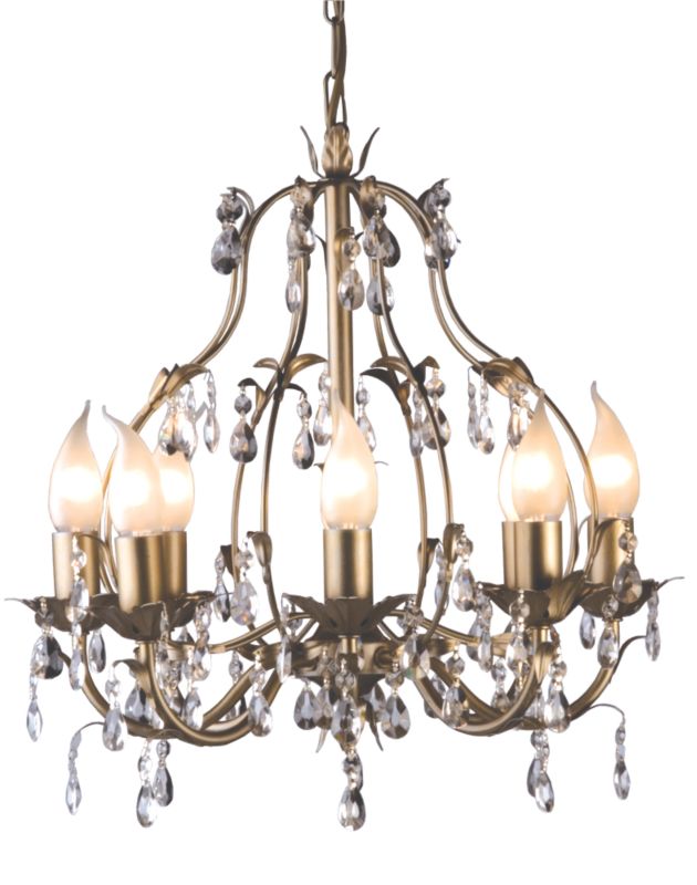 Cassa Pendant Gold Brushed Pale Silver Effect