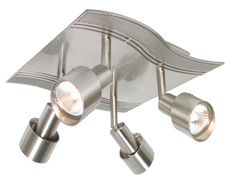 fusion Square Spot Light 6283 Brushed Chrome