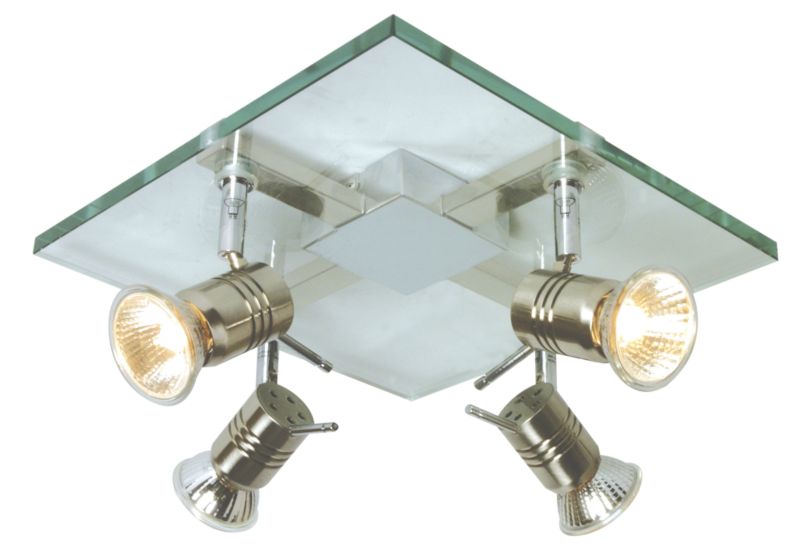 Jett Square Spot Light 6784 Brushed Chrome