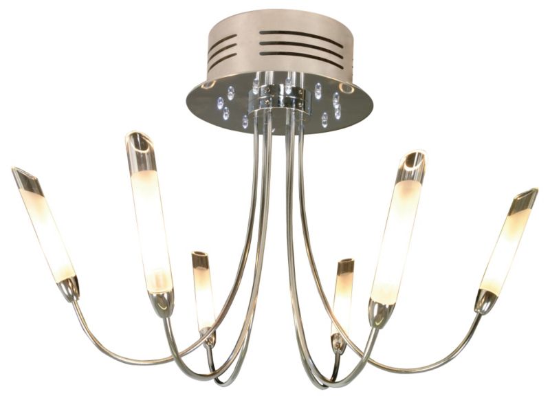 Opus Semi Flush Chrome Effect