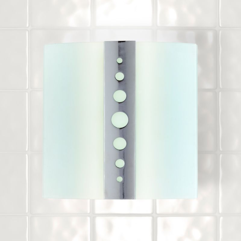 Aqua Wall Light Chrome Plated Effect