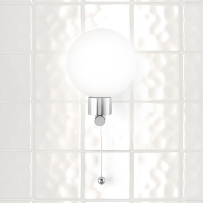 Lagoon Wall Light Chrome Plated Effect