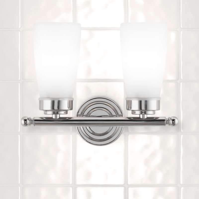 Madrid Wall Light Bright Nickel Plated