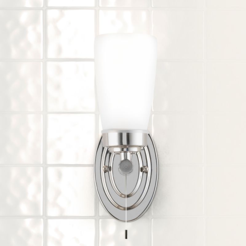 Madrid Wall Light Bright Nickel Plated