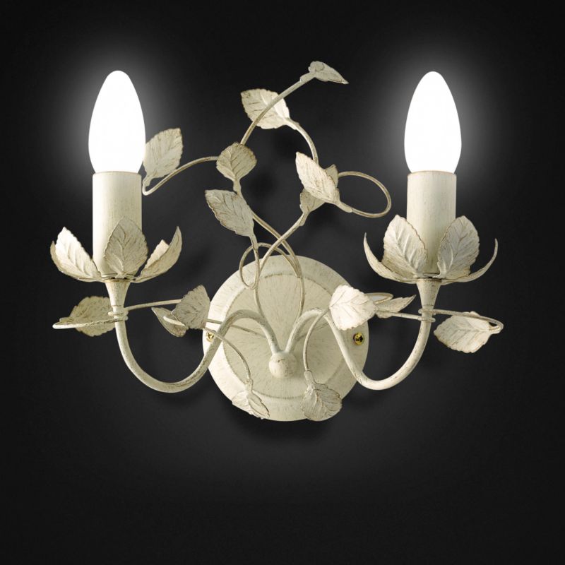 Wall Light Porcelain Brushed Gold Painted