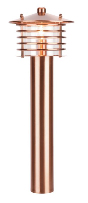 Plicata 7 Tier Spike Halogen Light Copper Effect