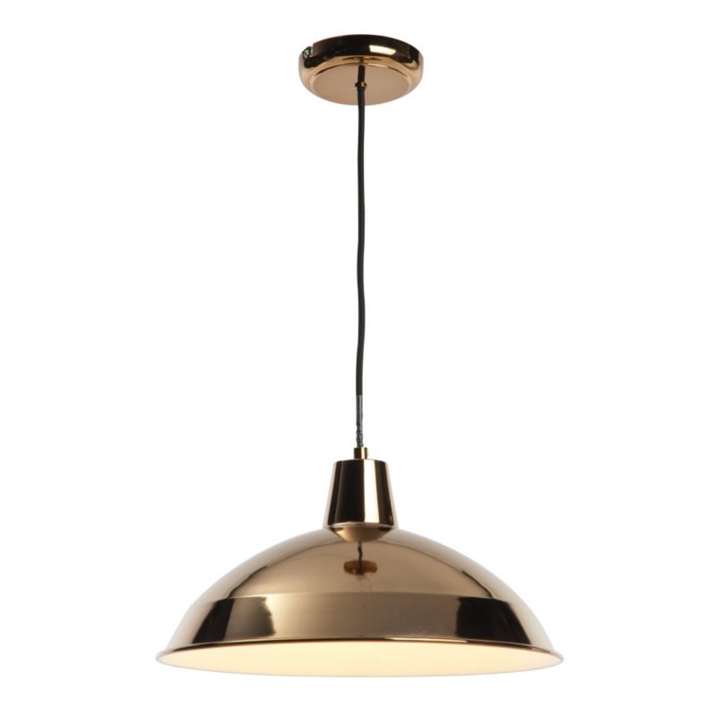 Poole Lighting Manison 1 Light Metal Pendant Ceiling Light