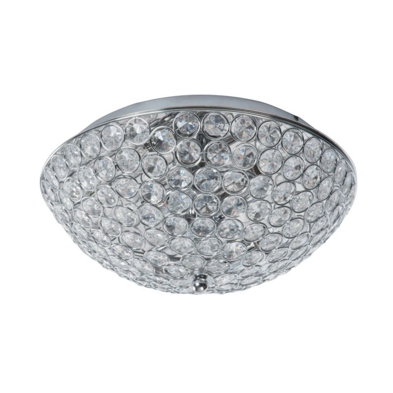 Lopez 2 Light Metal and Acrylic Ceiling Light
