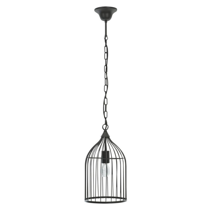 Haddon 1 Light Steel Ceiling Light in Antique