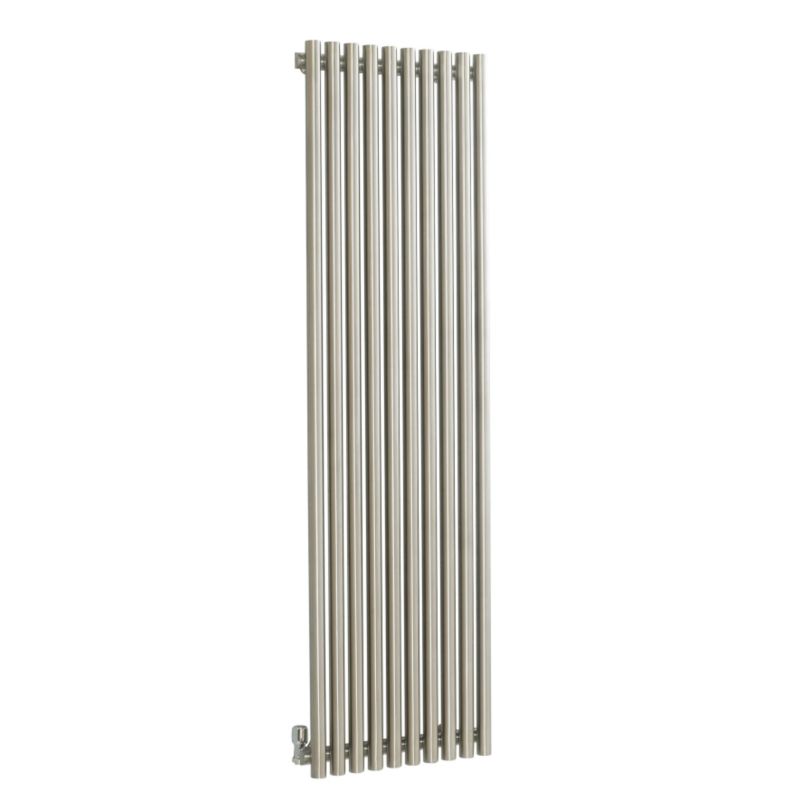 Accuro Korle Impulse 200 HorizontalVertical Radiator Brushed Stainless Steel H 200 x W 46 x D 4cm