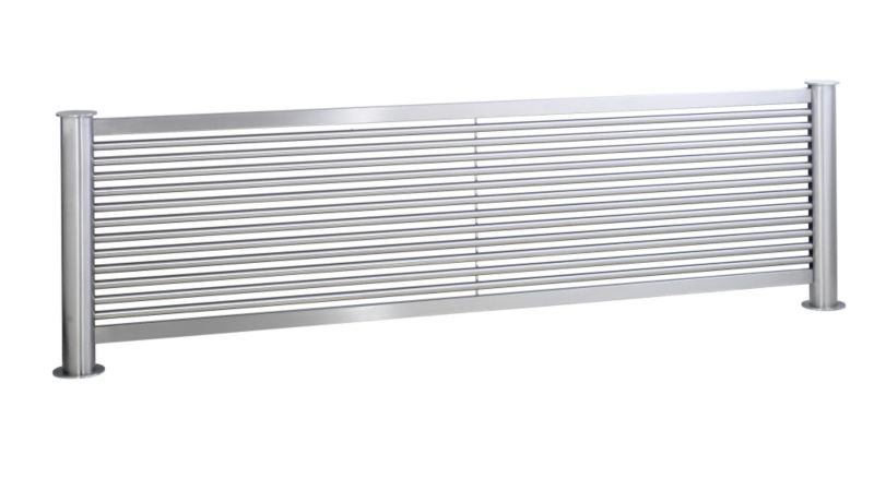 Accuro Korle Mariner Q2 150 Radiator Brushed Stainless Steel H 60 x W 156 x D 12cm