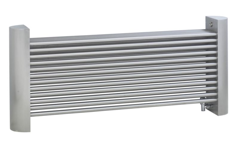 Accuro-Korle Millennium 120-27 Radiator Brushed Stainless Steel (H) 50 x (W) 117 x (D) 17cm