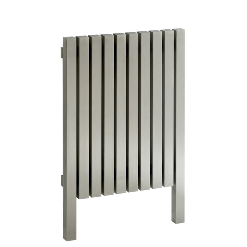 Accuro-Korle Talus E20/7560 Radiator Brushed Stainless Steel (H) 75 x (W) 99 x (D) 6cm