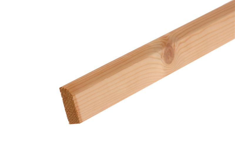 Softwood Moulding Architrave Rounded Pattern L2100 x W44 x T15mm