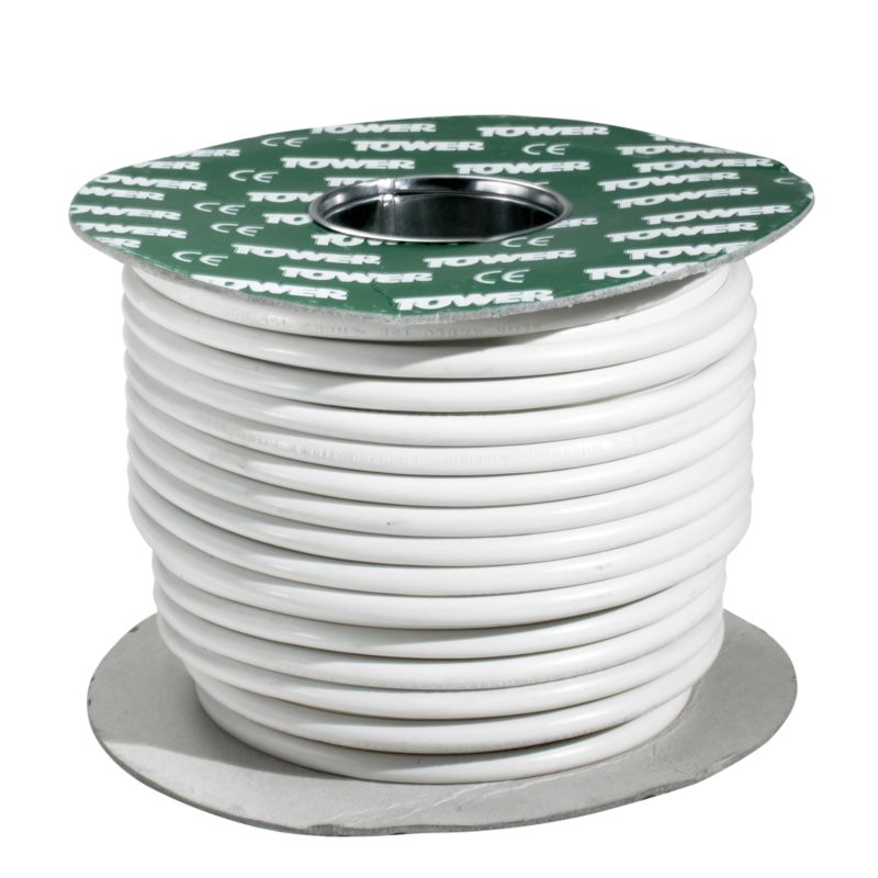 Tower Flex Round 5 Core D1055 White 1mm X 50m