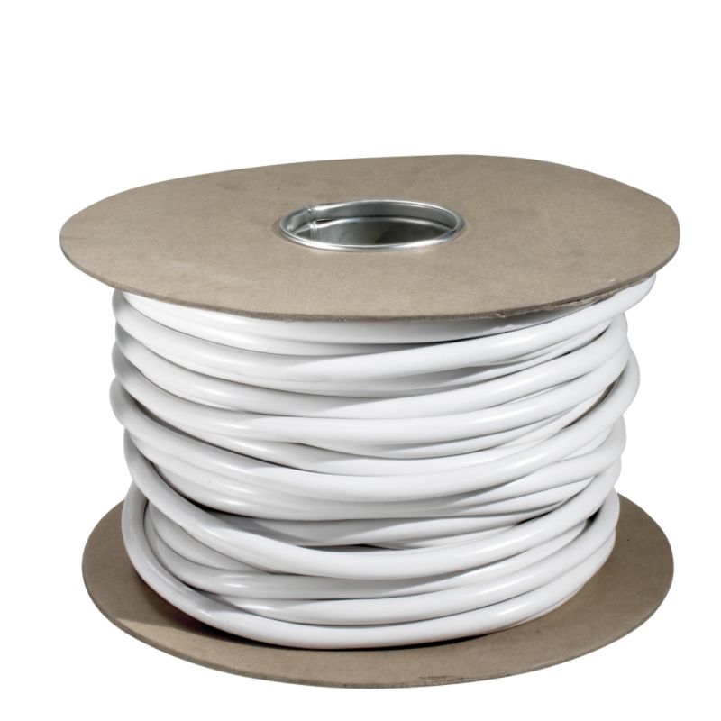 Tower Flex Heat Resistant 3 Core Dh755 White 0.75mm X 50m