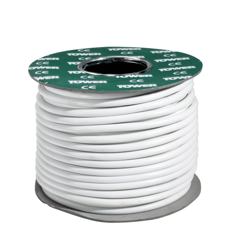 Tower Flex Round 3 Core D7535 White 0.75mm X 50m