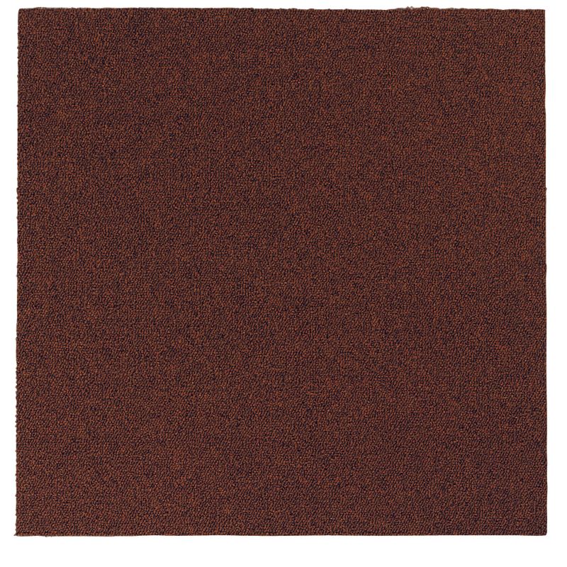 Classic Plain Carpet Tile Rust (W)50 x (L)50cm