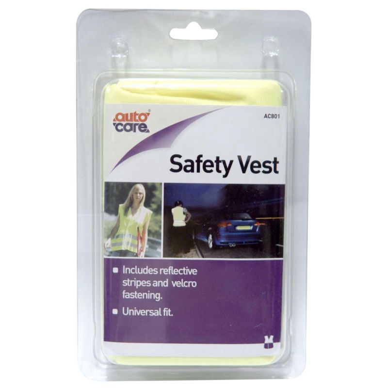 Autocare Safety Vest Blister Pk
