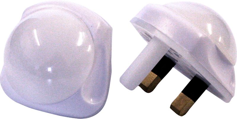 Masterplug Glow Light Nightlight Twin Pack White