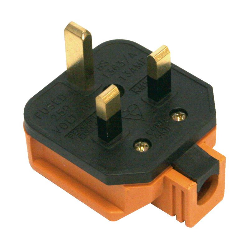 Masterplug Plug Heavy Duty Orange