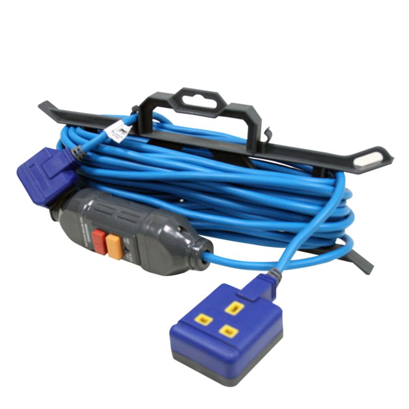 Masterplug 1 Socket Heavy Duty Extension Lead with Safety RCD 15m CT1513PILRCD MS